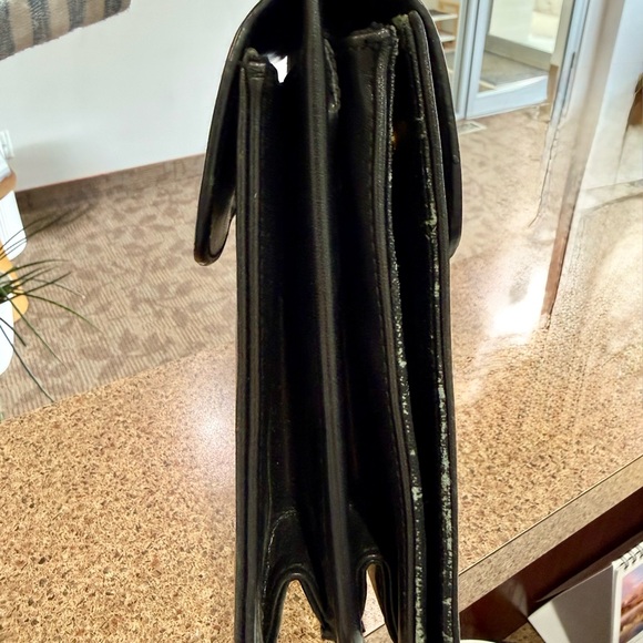 Vintage - Moda Italia - Black Leather Clutch - Picture 6 of 16